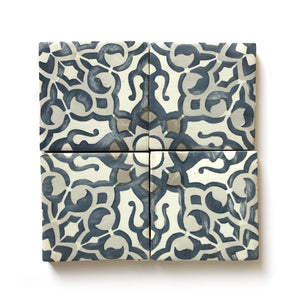 Walker Zanger | Fatima Mezzanotte Decorative Field Tile 4-5/8 x 4-5/8 in