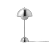 &Tradition | Flower Pot Table Lamp VP3 in Polished Stainless Steel