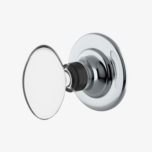 Waterworks | Opus Volume Control Valve Trim with Crystal Egg Handle in Chrome